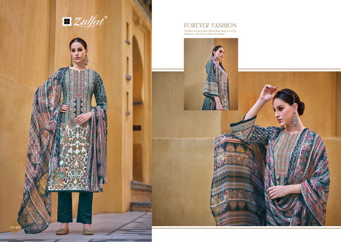 Sabira By Zulfat 527-001 To 008 Printed Cotton Dress Material Wholesale Price In Surat